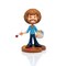 TOONIES BOB ROSS 6.5" VINYL FIGURE COLLECTIBLE | FULL COLOR VERSION